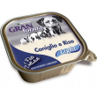 raggio di sole gran forma cane pate' light coniglio riso 150gr (vaschetta)