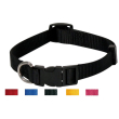 croci collare nylon regolabile nero 25mmx46/75cm (ref. c5mz0324)