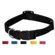 croci collare nylon regolabile nero 25mmx46/75cm (ref. c5mz0324)