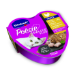 vitakraft gatto poesie delice plus pollo con olio di salmone 85gr (vaschetta)