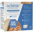schesir gatto veterinary solutions weight control filetti tonnetto/merluzzo 8x80gr (lattina) - multi