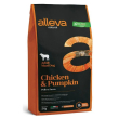 alleva natural dog adult chicken and pumpkin maxi kg 2 - p00208